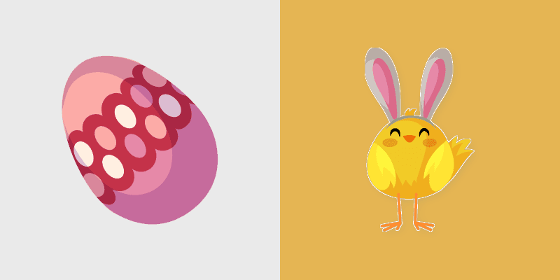 Easter Chick custom cursor pack preview for Chrome, Edge and Windows