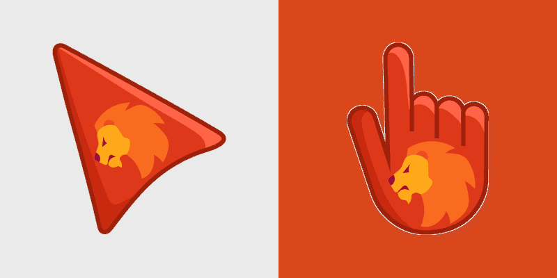 Royal Cursor Pack - Lion Kingdom preview for Chrome, Edge and Windows
