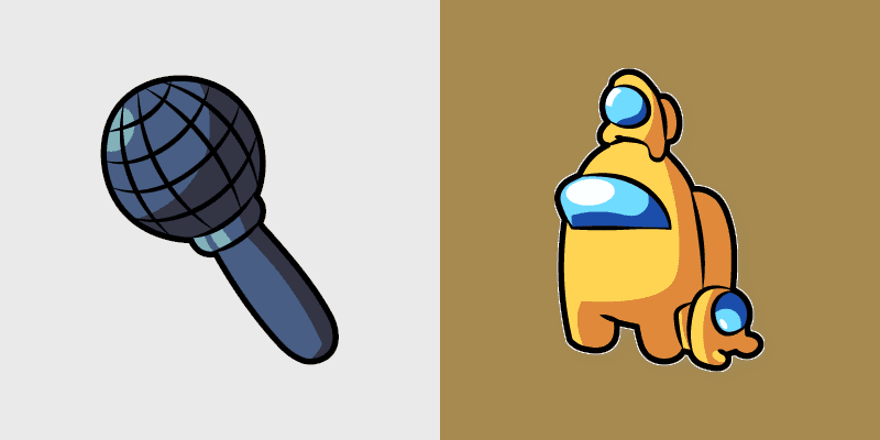 Yellow Crewmate custom cursor pack preview for Chrome, Edge and Windows