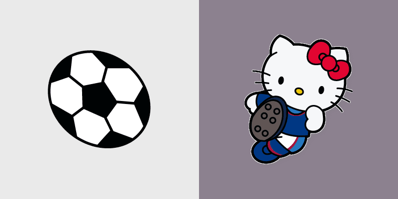 Custom Cursor - Hello Kitty Soccer Star preview for Chrome, Edge and Windows