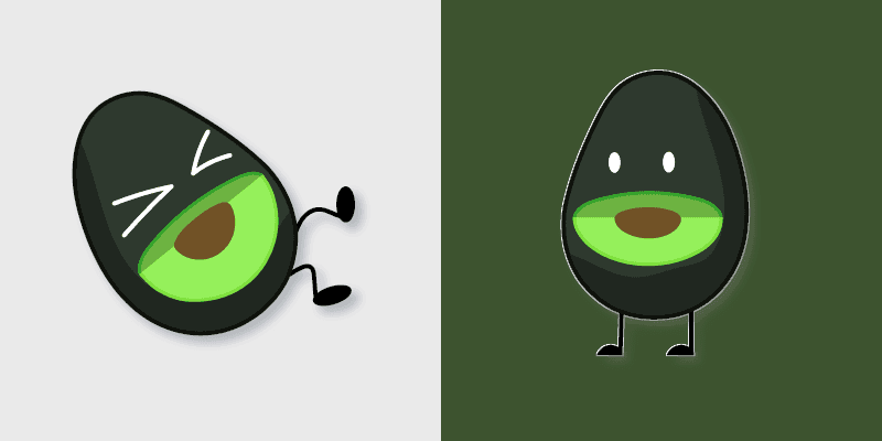 Avocado custom cursor pack preview for Chrome, Edge and Windows