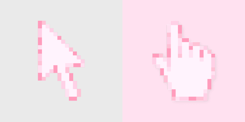 Sakura custom cursor pack preview for Chrome, Edge and Windows
