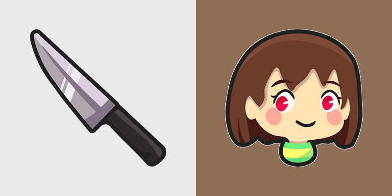 Undertale Charming Mix custom cursor pack preview for Chrome, Edge and Windows