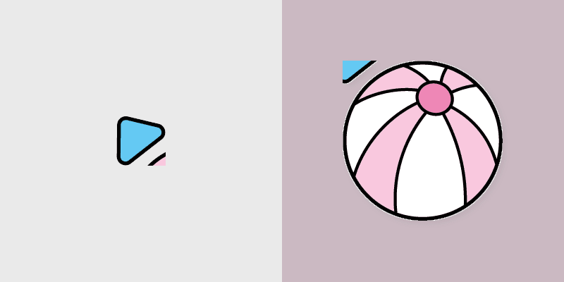 Hello Kitty & Pink Beach Ball custom cursor pack preview for Chrome, Edge and Windows