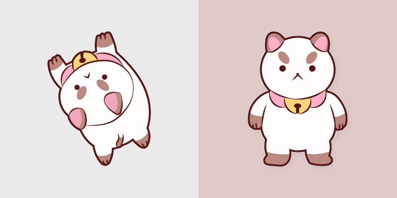 PuppyCat Space Outlaw custom cursor pack preview for Chrome, Edge and Windows