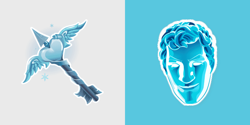 Frozen Love Ranger custom cursor pack preview for Chrome, Edge and Windows