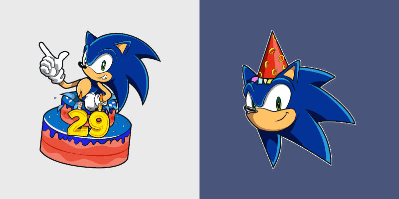 Sonic Celebration custom cursor pack preview for Chrome, Edge and Windows