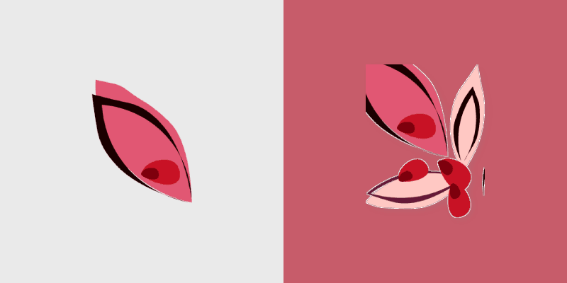 Cute Pomegranate custom cursor pack preview for Chrome, Edge and Windows
