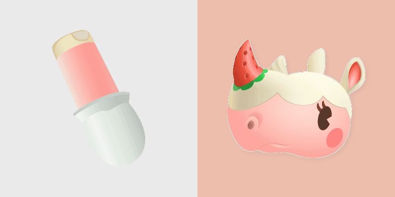 Merengue Rhino custom cursor pack preview for Chrome, Edge and Windows