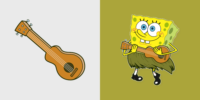 Spongebob Inspired custom cursor pack preview for Chrome, Edge and Windows