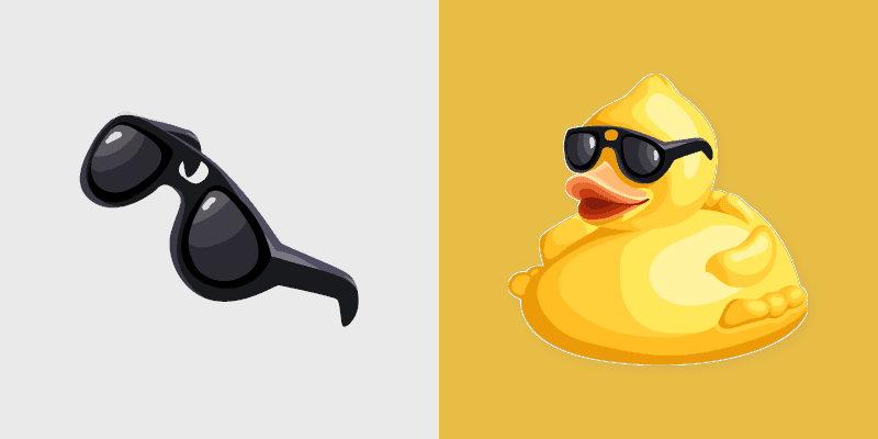 Cool Duck custom cursor pack preview for Chrome, Edge and Windows