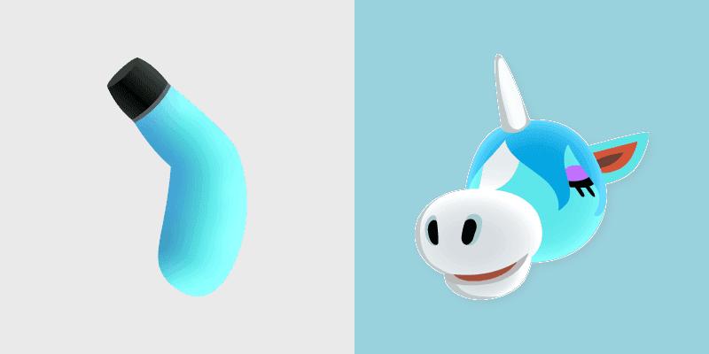 Julian Unicorn custom cursor pack preview for Chrome, Edge and Windows