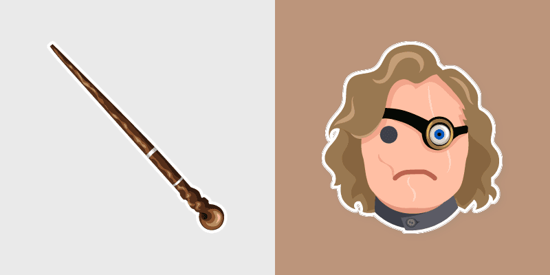Alastor Moody custom cursor pack preview for Chrome, Edge and Windows