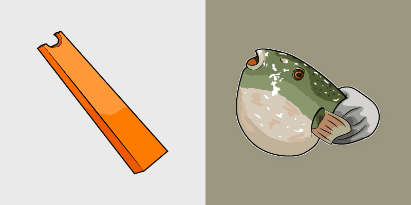 Carrot Fish Meme custom cursor pack preview for Chrome, Edge and Windows