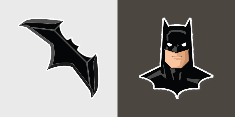 Batman custom cursor pack preview for Chrome, Edge and Windows