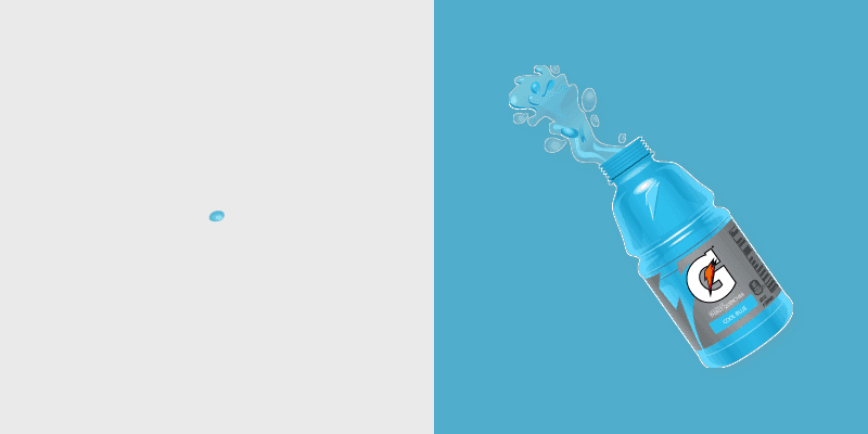 Gatorade custom cursor pack preview for Chrome, Edge and Windows
