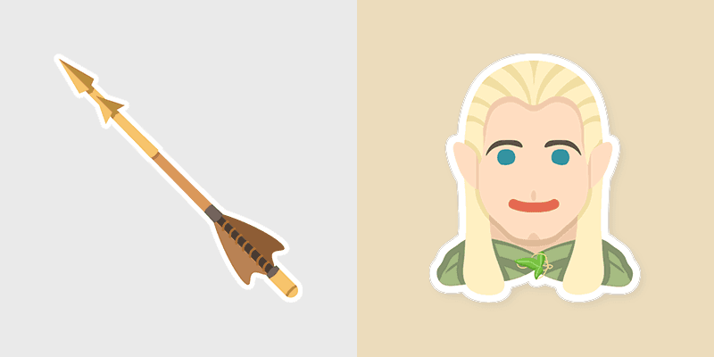 Legolas custom cursor pack preview for Chrome, Edge and Windows
