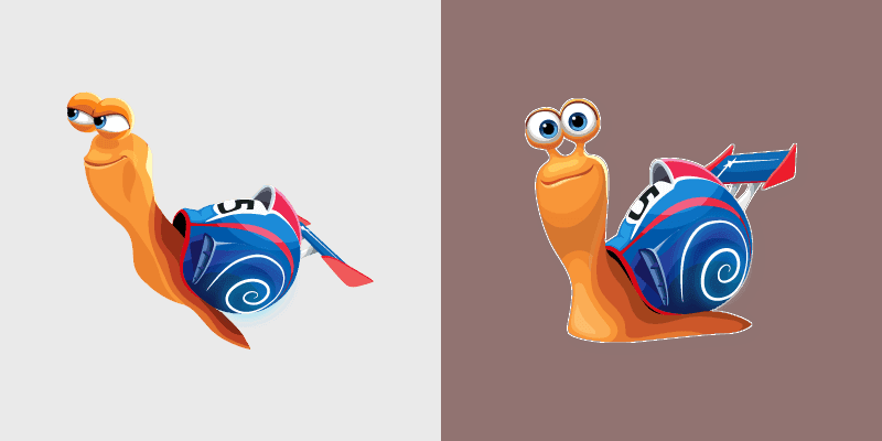 Turbo Snail custom cursor pack preview for Chrome, Edge and Windows