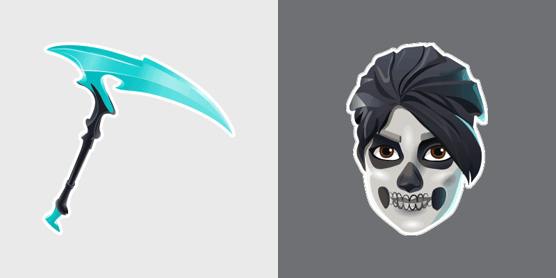 Skull Ranger custom cursor pack preview for Chrome, Edge and Windows