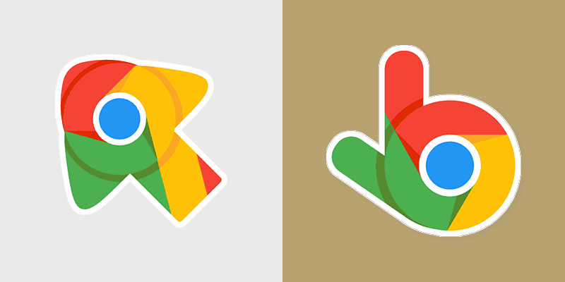Chrome custom cursor pack preview for Chrome, Edge and Windows