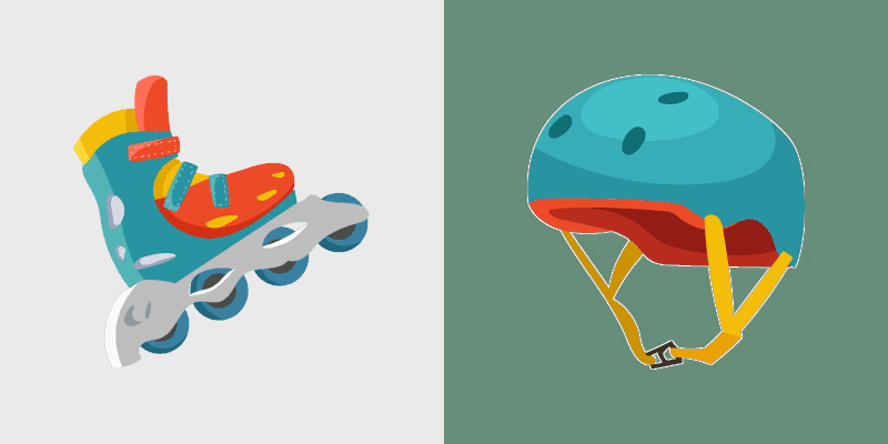 Roller Skates custom cursor pack preview for Chrome, Edge and Windows