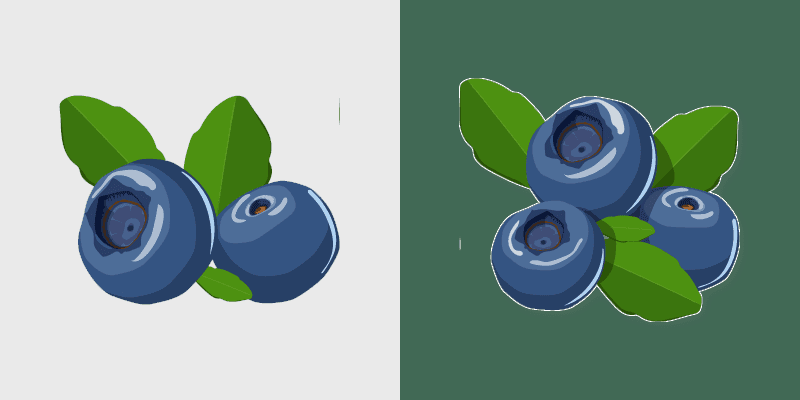 Blueberry Cursor Delight custom cursor pack preview for Chrome, Edge and Windows