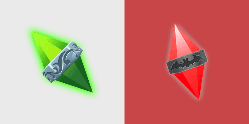 Unique Sims Vampire Bat custom cursor pack preview for Chrome, Edge and Windows