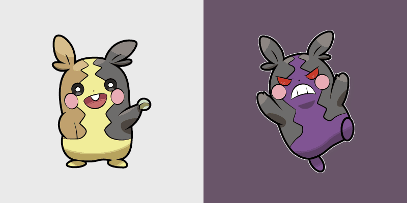 Morpeko and Hangry Mode custom cursor pack preview for Chrome, Edge and Windows