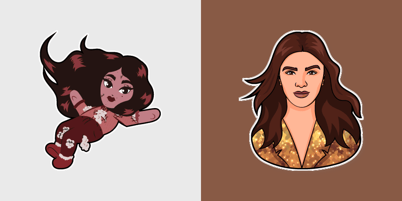 Hailee Steinfeld custom cursor pack preview for Chrome, Edge and Windows