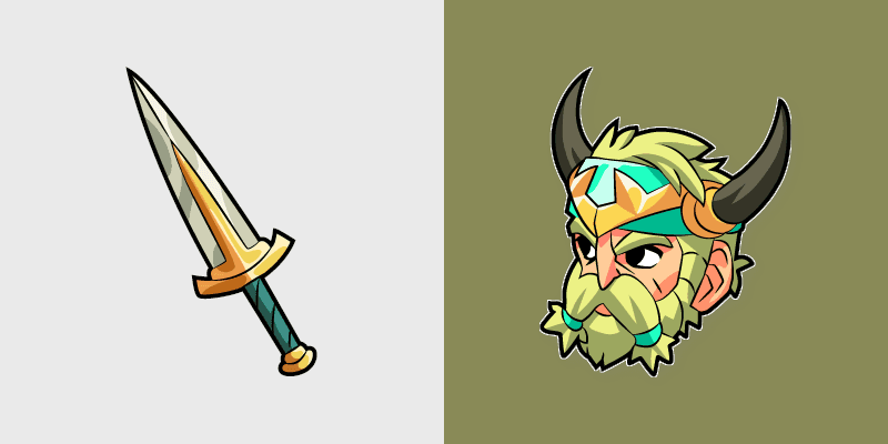 Brawlhalla Bödvar Bearson: Custom Mouse custom cursor pack preview for Chrome, Edge and Windows