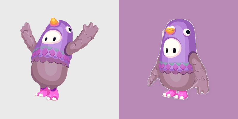 Pigeon Skin custom cursor pack preview for Chrome, Edge and Windows
