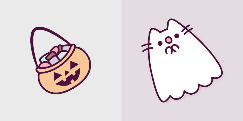 Ghost Sweet Basket custom cursor pack preview for Chrome, Edge and Windows