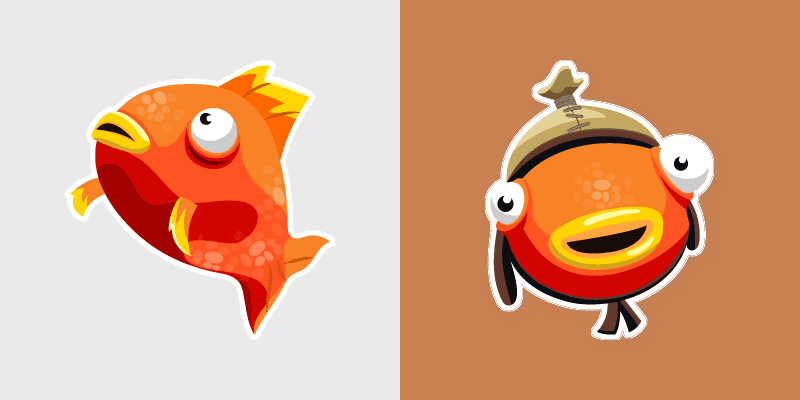 Tiko Fishstick custom cursor pack preview for Chrome, Edge and Windows