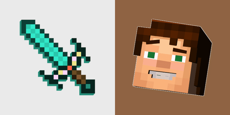 Story Mode Sword custom cursor pack preview for Chrome, Edge and Windows