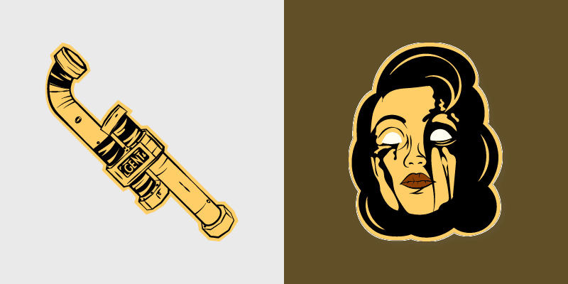 Audrey Gent Pipe custom cursor pack preview for Chrome, Edge and Windows