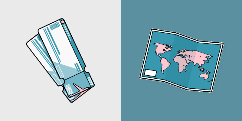Blue Pink Globe custom cursor pack preview for Chrome, Edge and Windows