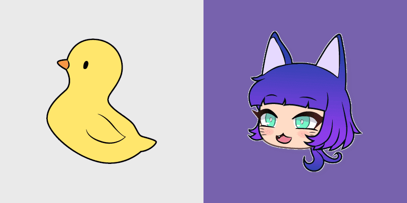 Lado and Ducky custom cursor pack preview for Chrome, Edge and Windows