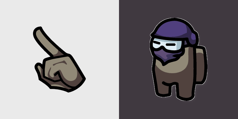 Ninja Crewmate custom cursor pack preview for Chrome, Edge and Windows