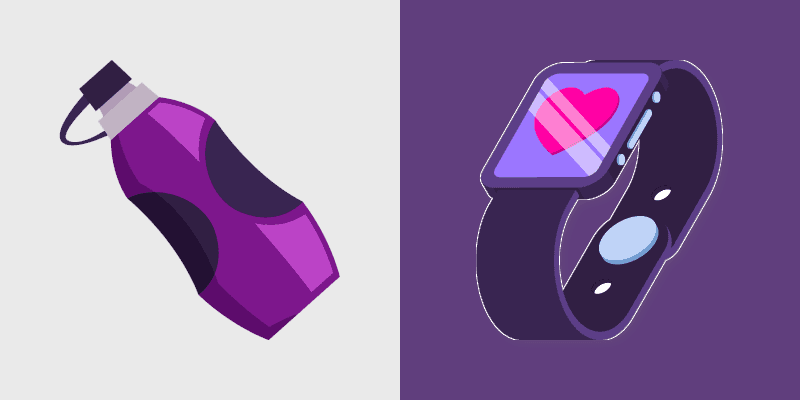 Sports Watch custom cursor pack preview for Chrome, Edge and Windows