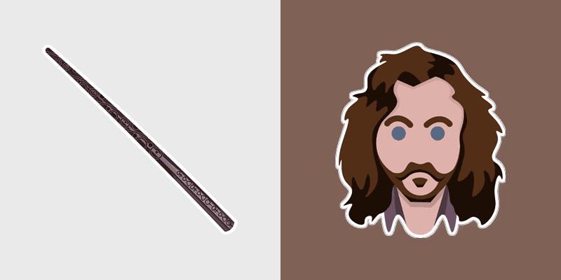 Sirius Black Wand custom cursor pack preview for Chrome, Edge and Windows