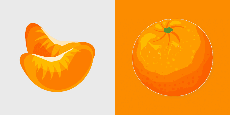 Custom Cursor Mandarin Delight preview for Chrome, Edge and Windows