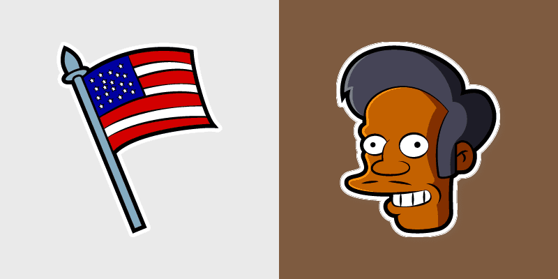 Apu Nahasapeemapetilon custom cursor pack preview for Chrome, Edge and Windows