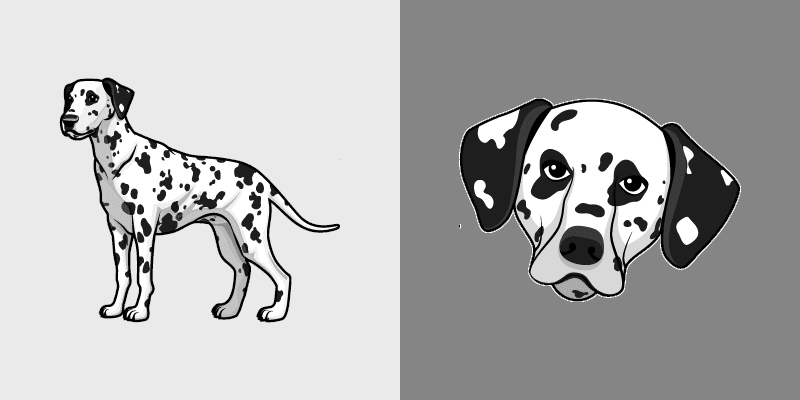 Dalmatian Spots custom cursor pack preview for Chrome, Edge and Windows