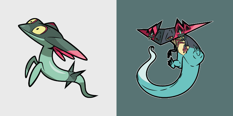 Dreepy and Dragapult custom cursor pack preview for Chrome, Edge and Windows