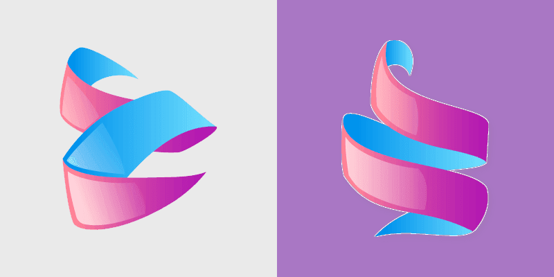 Ribbon Delight custom cursor pack preview for Chrome, Edge and Windows