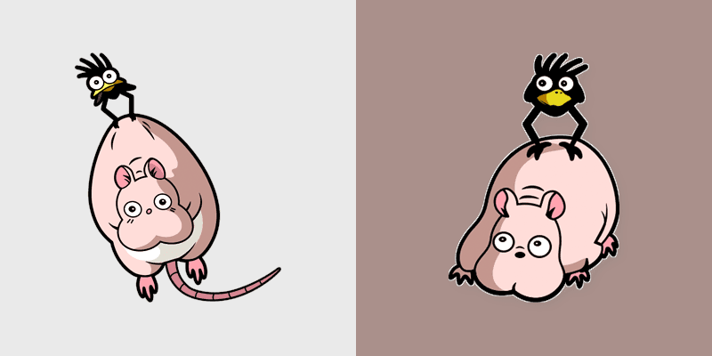 Boh and Yubaba Bird custom cursor pack preview for Chrome, Edge and Windows