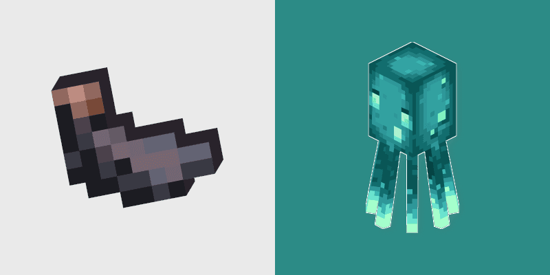 Squid Aquatic custom cursor pack preview for Chrome, Edge and Windows