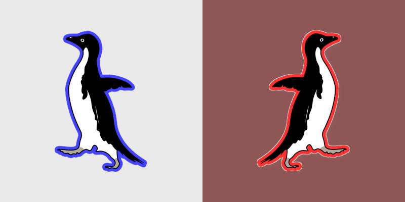 Penguin custom cursor pack preview for Chrome, Edge and Windows