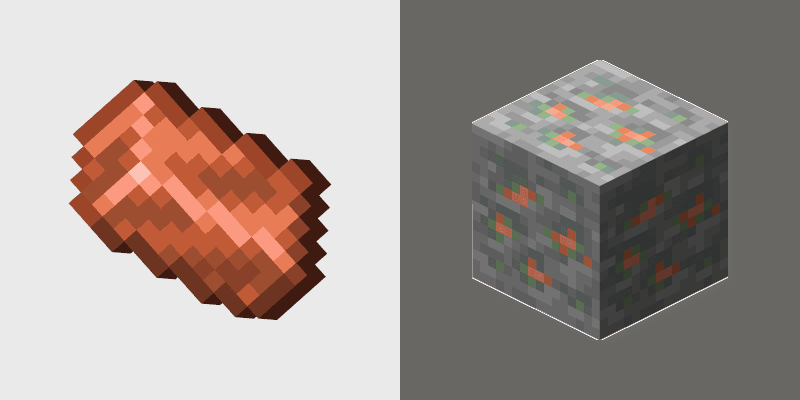 Copper Block custom cursor pack preview for Chrome, Edge and Windows