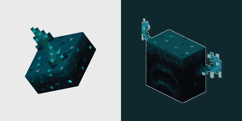 Warden Sculk custom cursor pack preview for Chrome, Edge and Windows